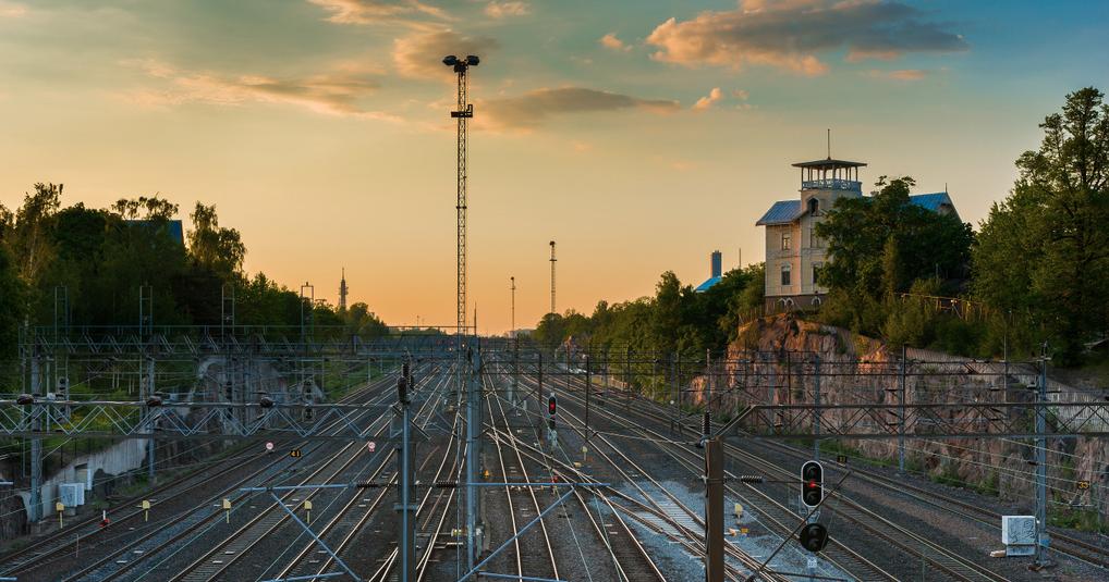 Järnvägar i Helsingfors (Bild: Shutterstock)