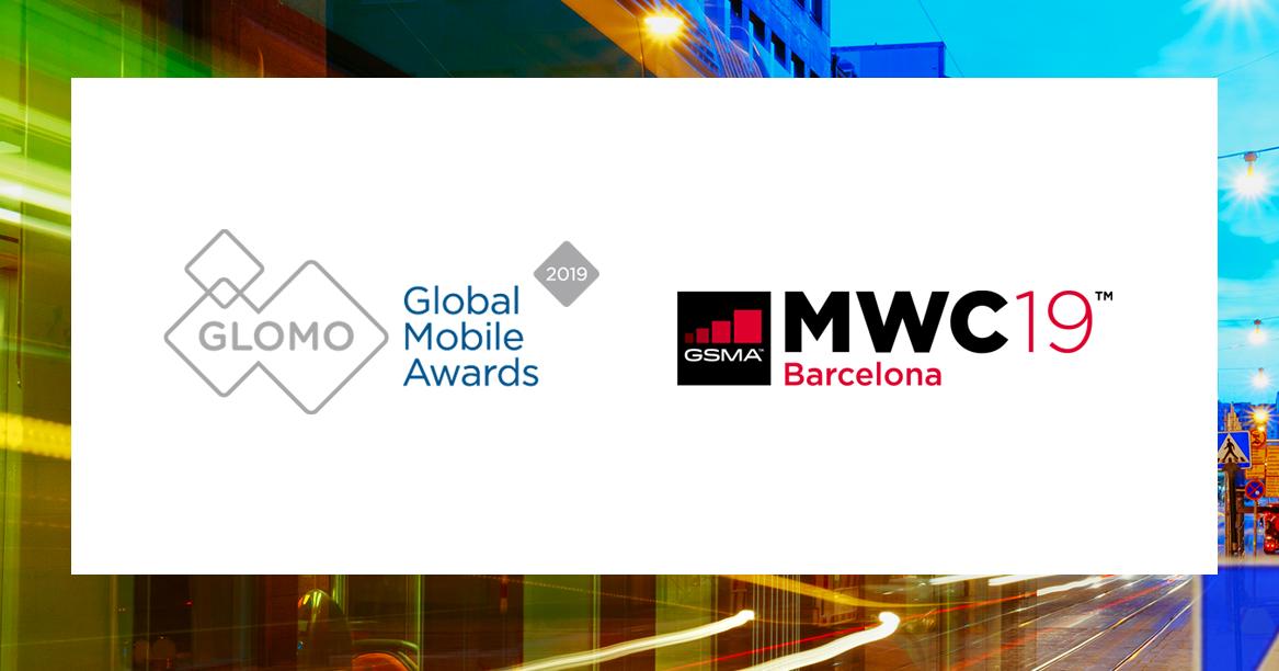Suomen edistyksellinen viestintäpolitiikka palkittu GSMA-palkinnolla, logot Global Mobile Awards ja MWC Barcelona