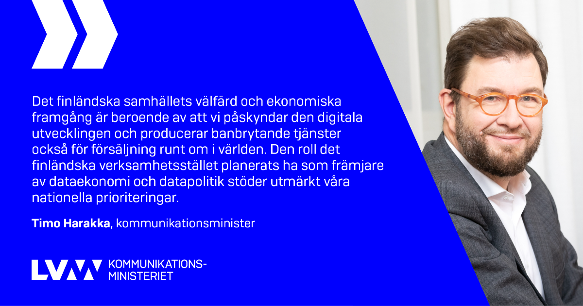 Kommunikationsminister Timo Harakka