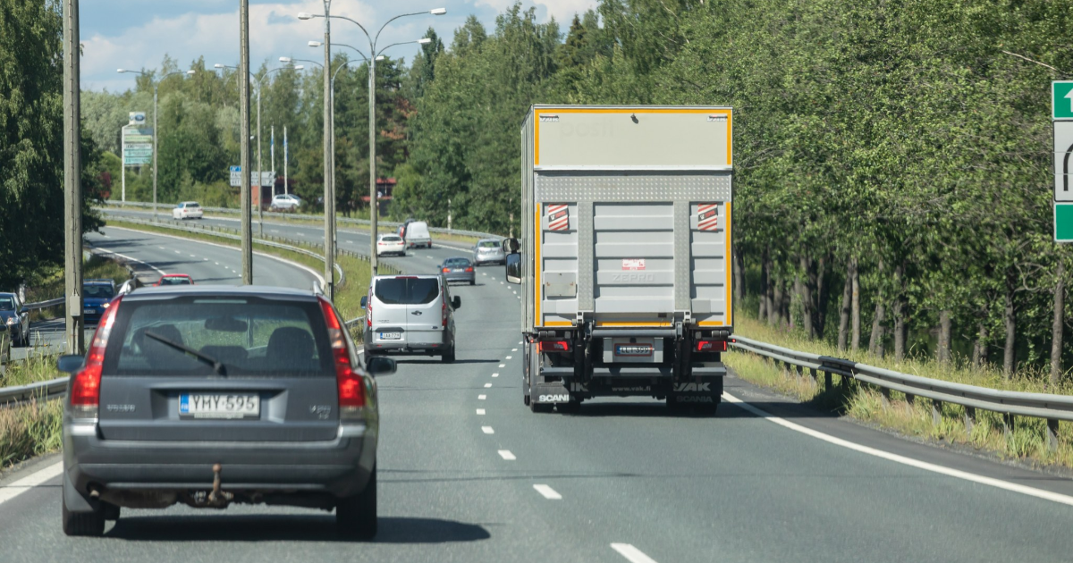 Cars and a truck on the highway. Picture: Juha Tuomi / Rodeo