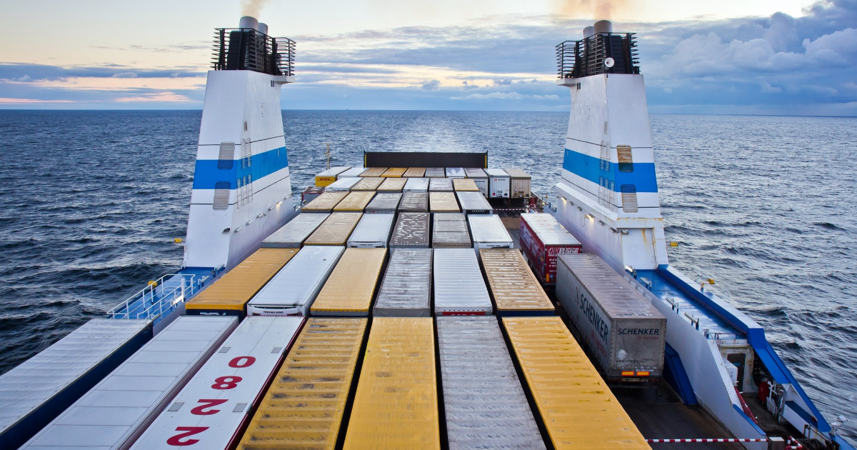Cargo ship in the Baltic Sea (Photo: Alex Marakhovets/Shutterstock)