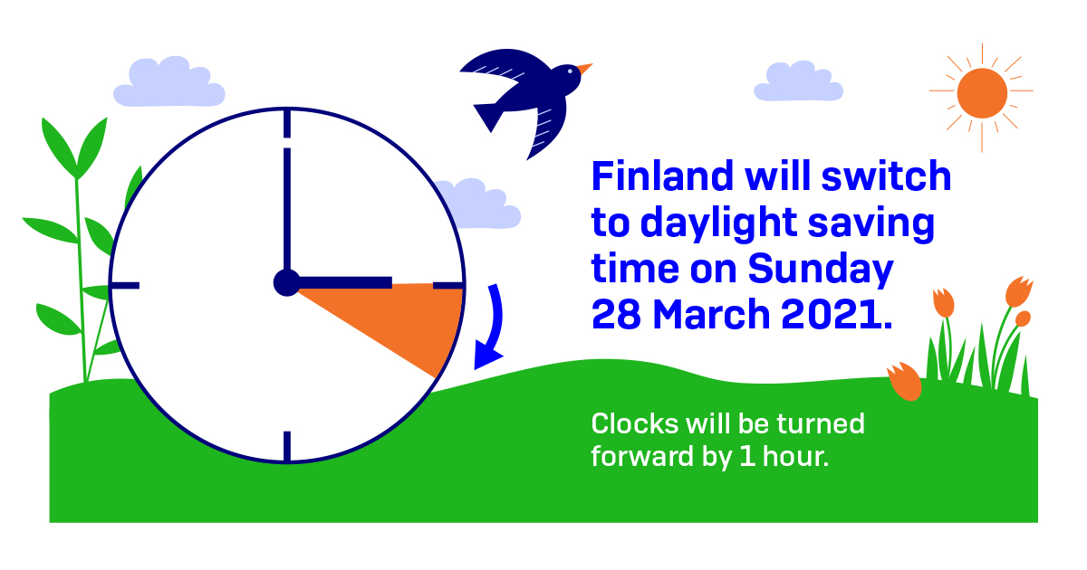Picture of a clock, we will switch to Daylight saving time on Sunday 28 March 2021 (picture: Ministry of Transport and Communications)