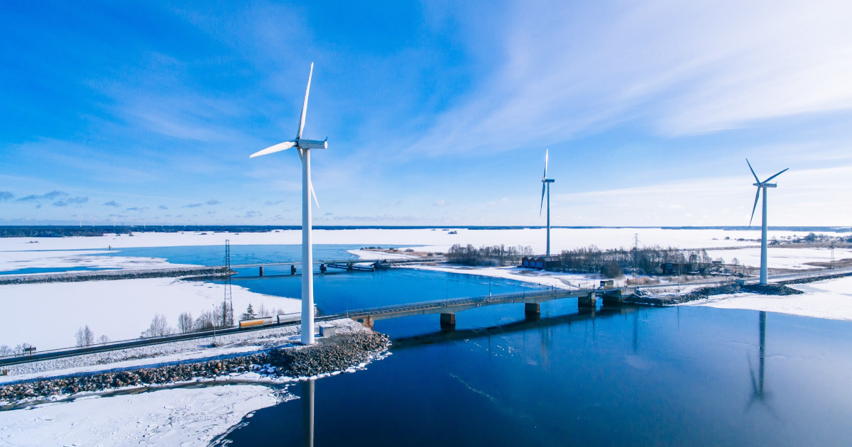 Windmills seen from above. (Photo: Shutterstock)