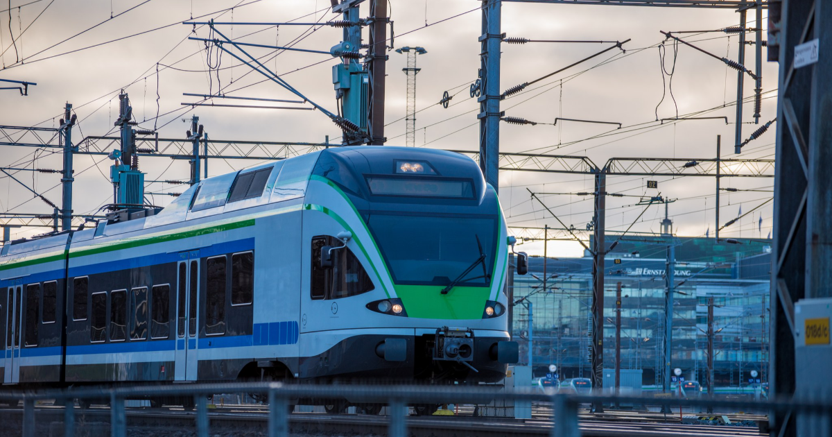 Train leaving Helsinki. (Photo: Shutterstock)