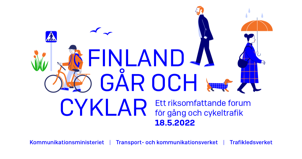 Finland går och cyklar (Bild: Kommunikationsministeriet)