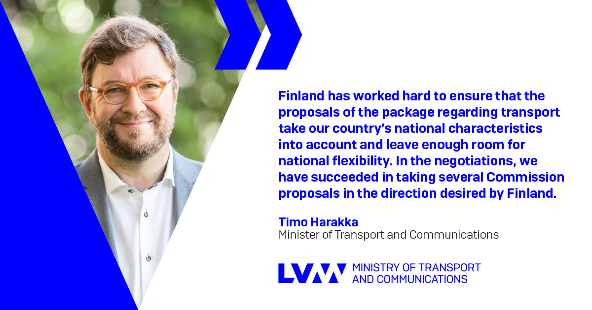 Minister of Transport and Communications Timo Harakka (Photo: Laura Kotila/Prime Minister's Office)