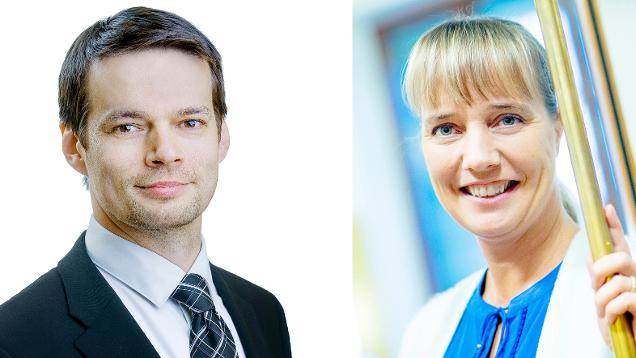 Ari-Pekka Manninen ja Sabina Lindström (kuvat: Tomi Parkkonen)
